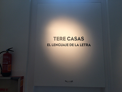 Exposición en el Instituto de México en España - Ana Minerva Delgado "La Imposibilidad del Humanismo en el Humano" - Tere Casas "El Lenguaje de la Letra"